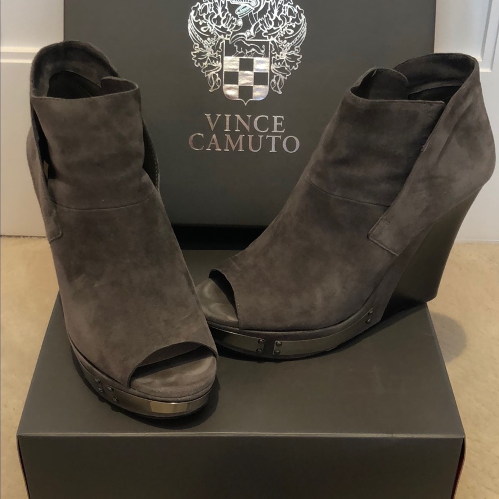 Vince Camuto Peep Toe Wedge
